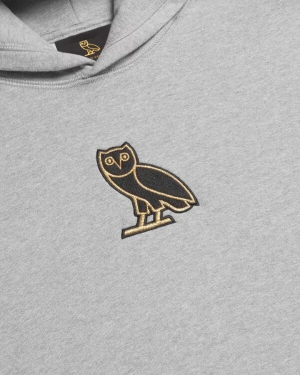 Classic Owl Hoodie Heather Grey