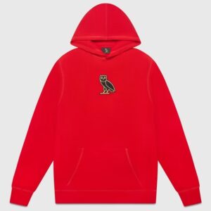 Classic Owl Hoodie Red