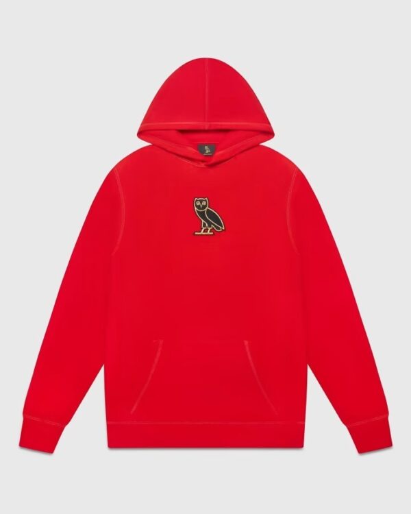 Classic Owl Hoodie Red