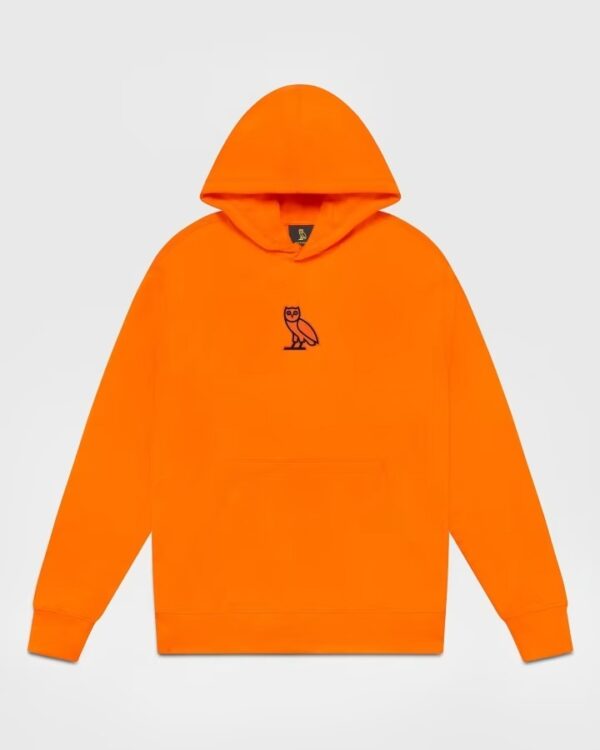 Glow in the Dark Classic Owl Hoodie Orange